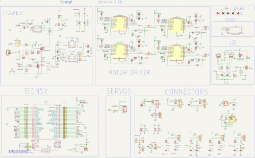 Teensy circuit version 2.1