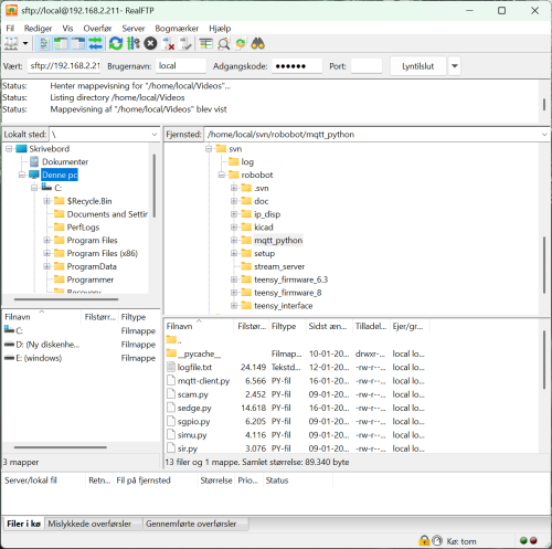 RealFTP (with Danish lead test)